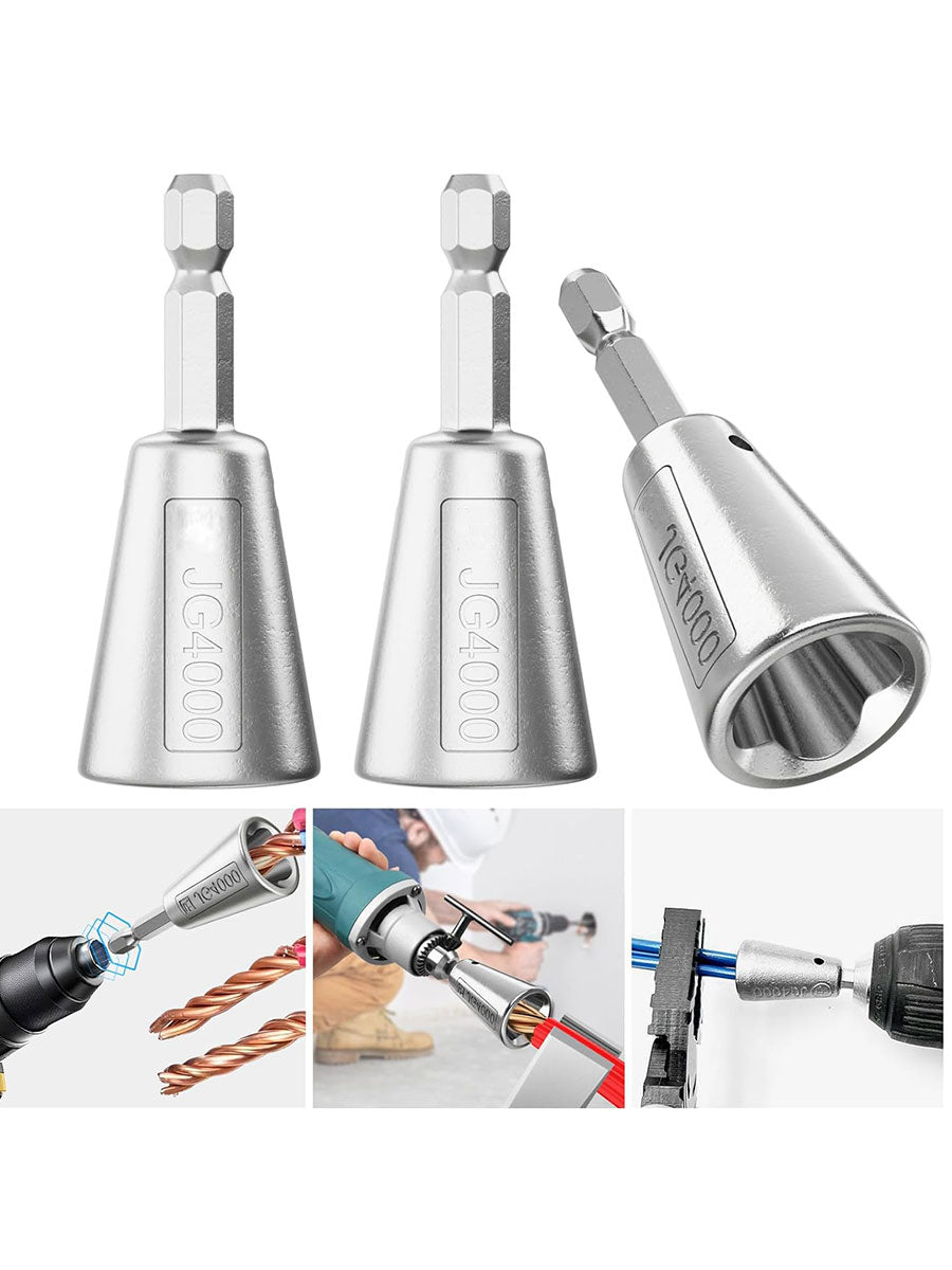 2PCS Wire Twister Tool for Drill, Wire Twisting Tool for Drill, Drill Wire Twister for Electricians, Electrical Wire Nut Twister for Drill