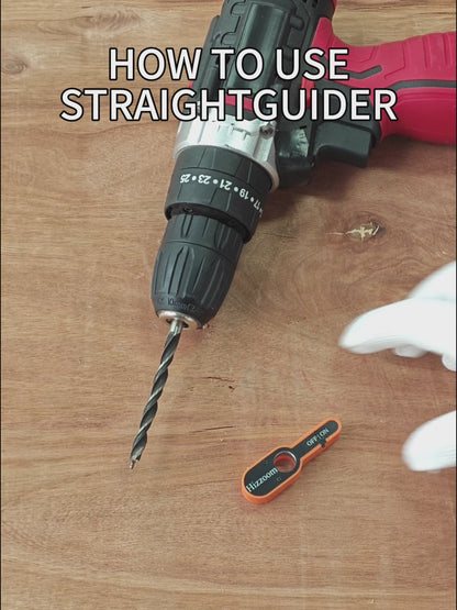 STRAIGHTGUIDER a tool that helps you drill straight holes every time